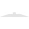 Ekena Millwork Portland Architectural Grade PVC Gable Bracket, 60"W x 10"H x 4"D x 6"F, 4/12 Pitch GBP060X10X0406POR00 - alternate 3